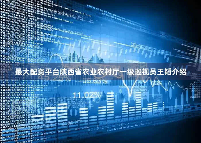 最大配资平台陕西省农业农村厅一级巡视员王韬介绍