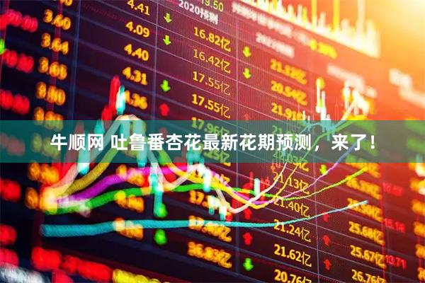 牛顺网 吐鲁番杏花最新花期预测，来了！